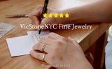 14k Natural Diamond North Star Gold Necklace by VicStoneNYC Fine Jewelry