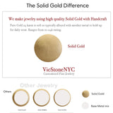 14k Unique Bold Bar Gold Signet Ring by VicStoneNYC Fine Jewelry