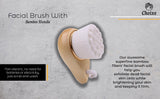 Facial Brush with Bamboo Handle by Choixe