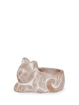 Terracotta Tea Light Candle Holder - Cat by KORISSA