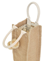 Jute Canvas Wine Bag by KORISSA