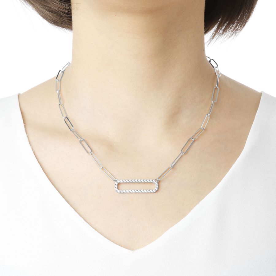 Paperclip Link Necklace by MILOR COMMENTSOLD