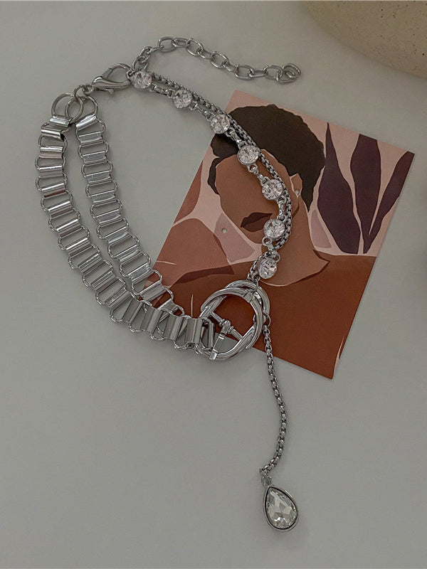 Original Normcore Cool Chains Necklace by migunica