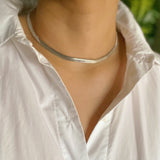 Simply Herringbone Chain Necklace by Ellisonyoung.com