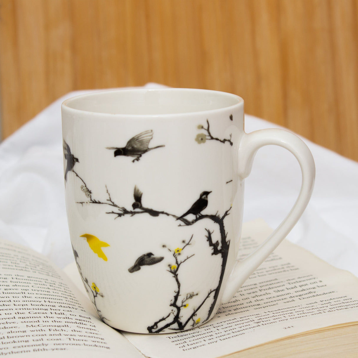 Set Of Four April Flock Series Ceramic Mugs by Izhar Studio- CA