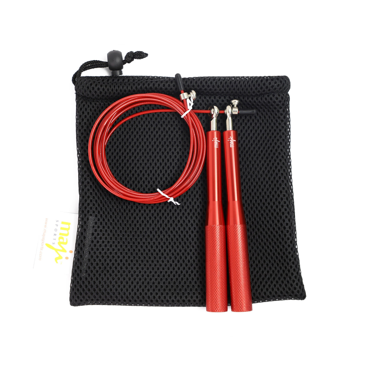 High Speed Jump Rope (with aluminium handles)  - Red by Jupiter Gear Home