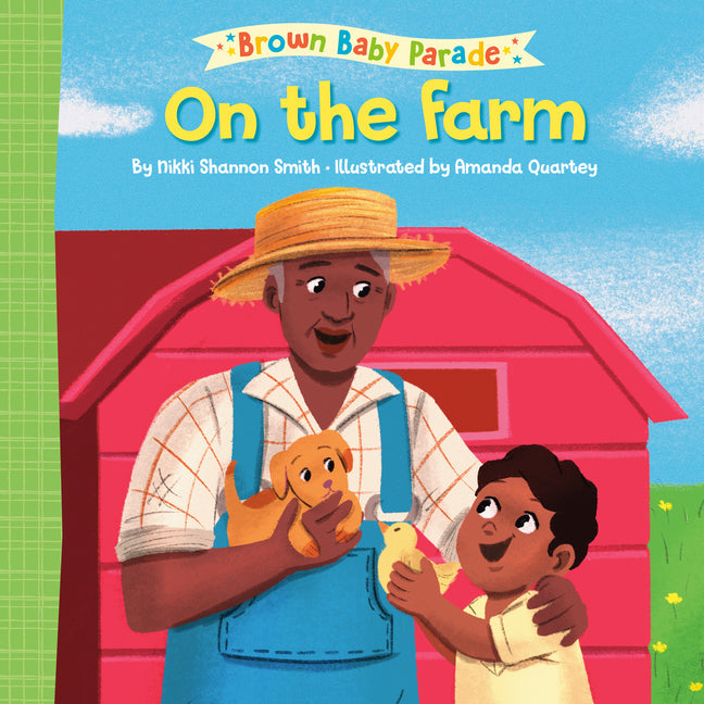 On the Farm: A Brown Baby Parade Book - Board Book by Books by splitShops