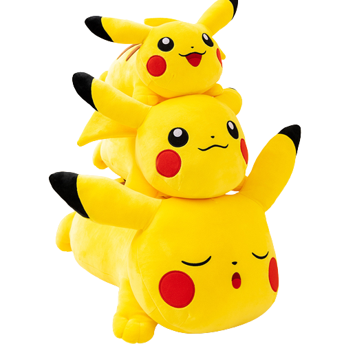 Pikachu Plushies (3 Variants, 3 Sizes) by Subtle Asian Treats