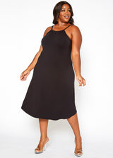 Plus Women's Basic Haltered Dress by Shop at Konus