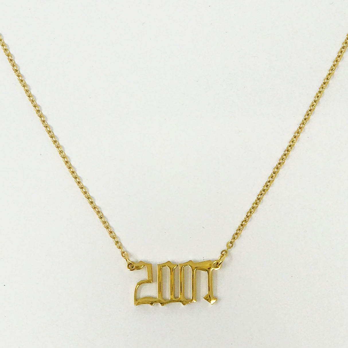 Birth Year Necklace by Ellisonyoung.com