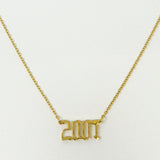 Birth Year Necklace by Ellisonyoung.com