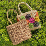 Hand Made Flower Power Tote by Ellisonyoung.com