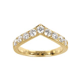 Chevron Design Band Ring by MILOR COMMENTSOLD