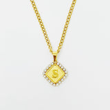 Aztec Delight Initial Necklace by Ellisonyoung.com