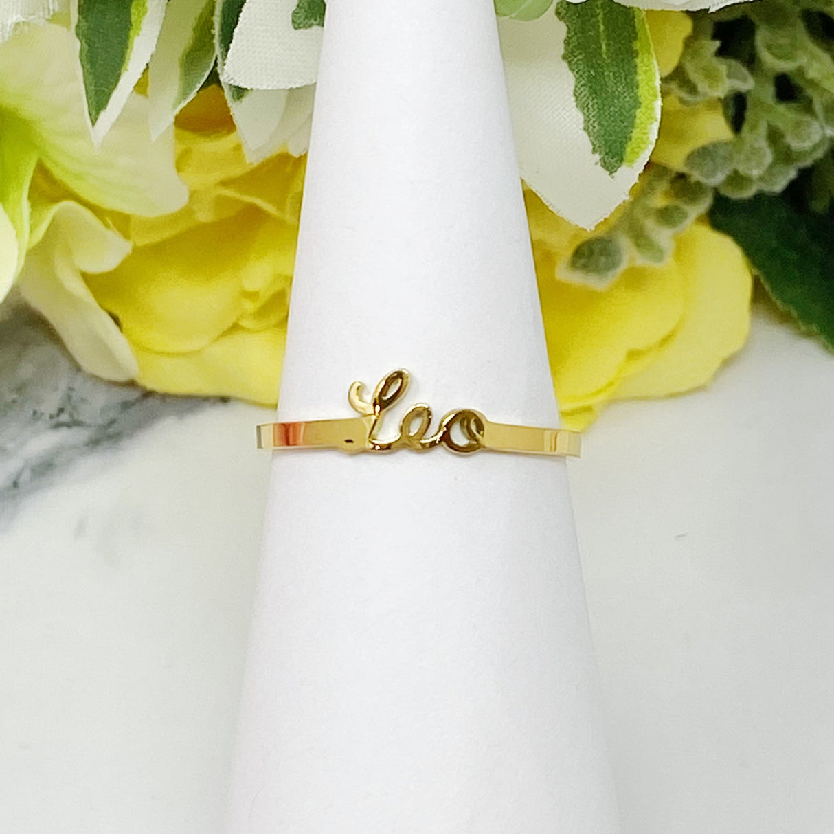 Scripted Zodiac Ring by Ellisonyoung.com