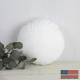 10" | Round Angel Hair Insert | Indoor Outdoor Down Alternative Hypoallergenic Pillow Insert | Quality Insert | Premium Insert by UniikPillows