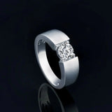 1.0 Carats VVS1 Moissanite Diamond Ring by Bling Proud | Urban Jewelry Online Store