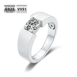 1.0 Carats VVS1 Moissanite Diamond Ring by Bling Proud | Urban Jewelry Online Store