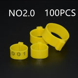 100 Pcs Poultry Pedal Rings by Dog Hugs Cat