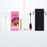 Le Wand Vibrating Necklace - Gold by Condomania.com