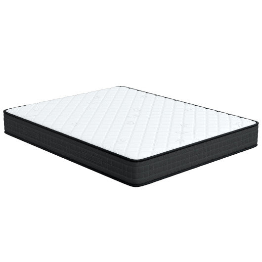 8 Inch Breathable Memory Foam Bed Mattress Medium Firm for Pressure Relieve-Queen Size