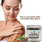 100% Natural Arabica Coffee Body Scrub 14 Oz by Pursonic