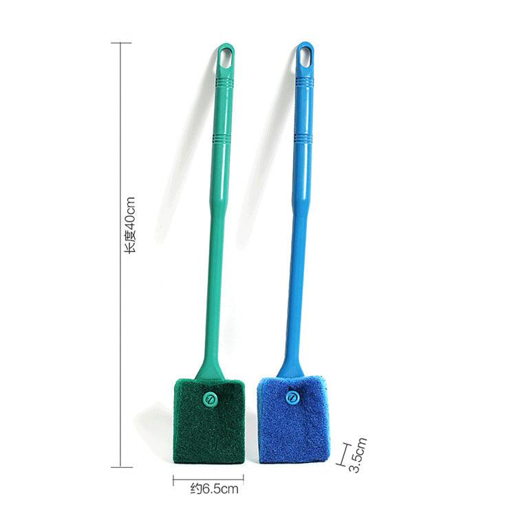 Dual-Sided Long Handle Aquarium Cleaning Brush by Dog Hugs Cat