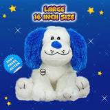 Rainbow Lites Puppy Dog Glow Plush LED Night Light Up Stuffed Animal (16 inch) by The Noodley