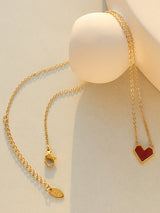 Simple  Geometric Heart Shape Necklaces Accessories by migunica