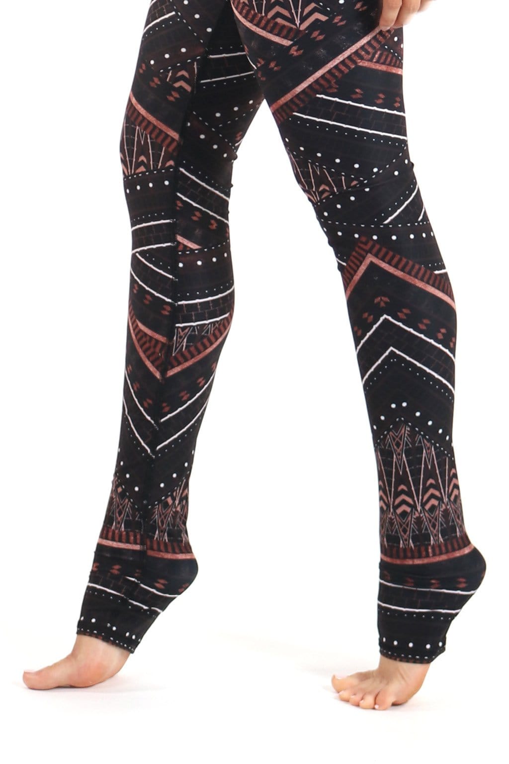 Humble Warrior Printed Yoga Leggings by Yoga Democracy