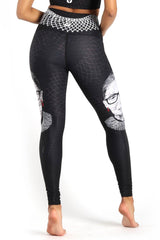 Notorious RBG Printed Yoga Leggings by Yoga Democracy