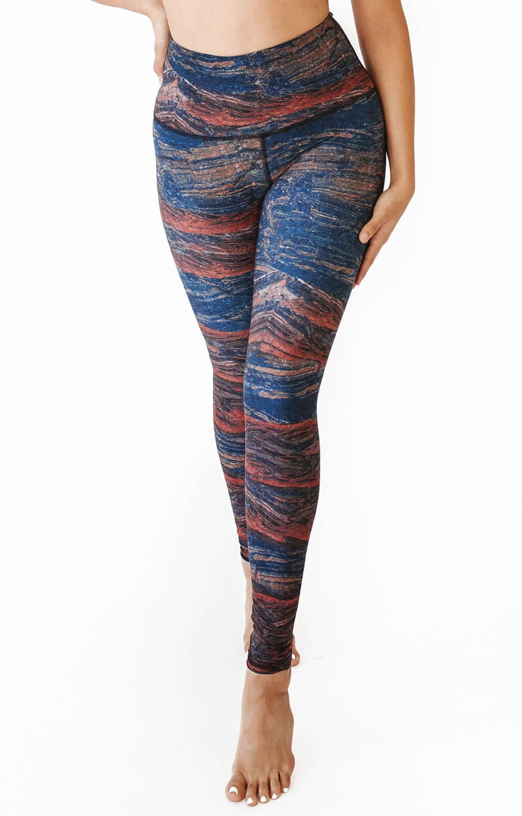 Pedra Printed Yoga Leggings by Yoga Democracy