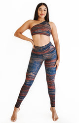 Pedra Printed Yoga Leggings by Yoga Democracy