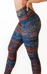 Pedra Printed Yoga Leggings by Yoga Democracy