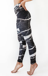 River Rock Printed Yoga Leggings by Yoga Democracy