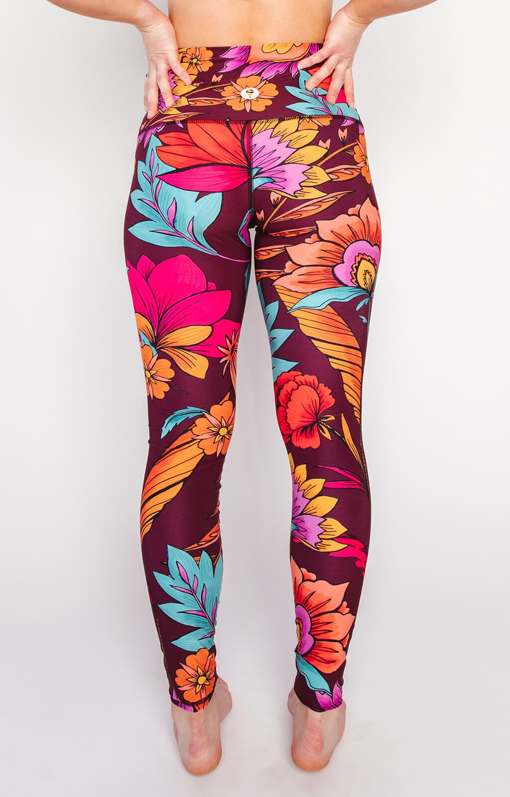 Indie Flow Printed Yoga Leggings by Yoga Democracy