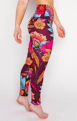 Indie Flow Printed Yoga Leggings by Yoga Democracy