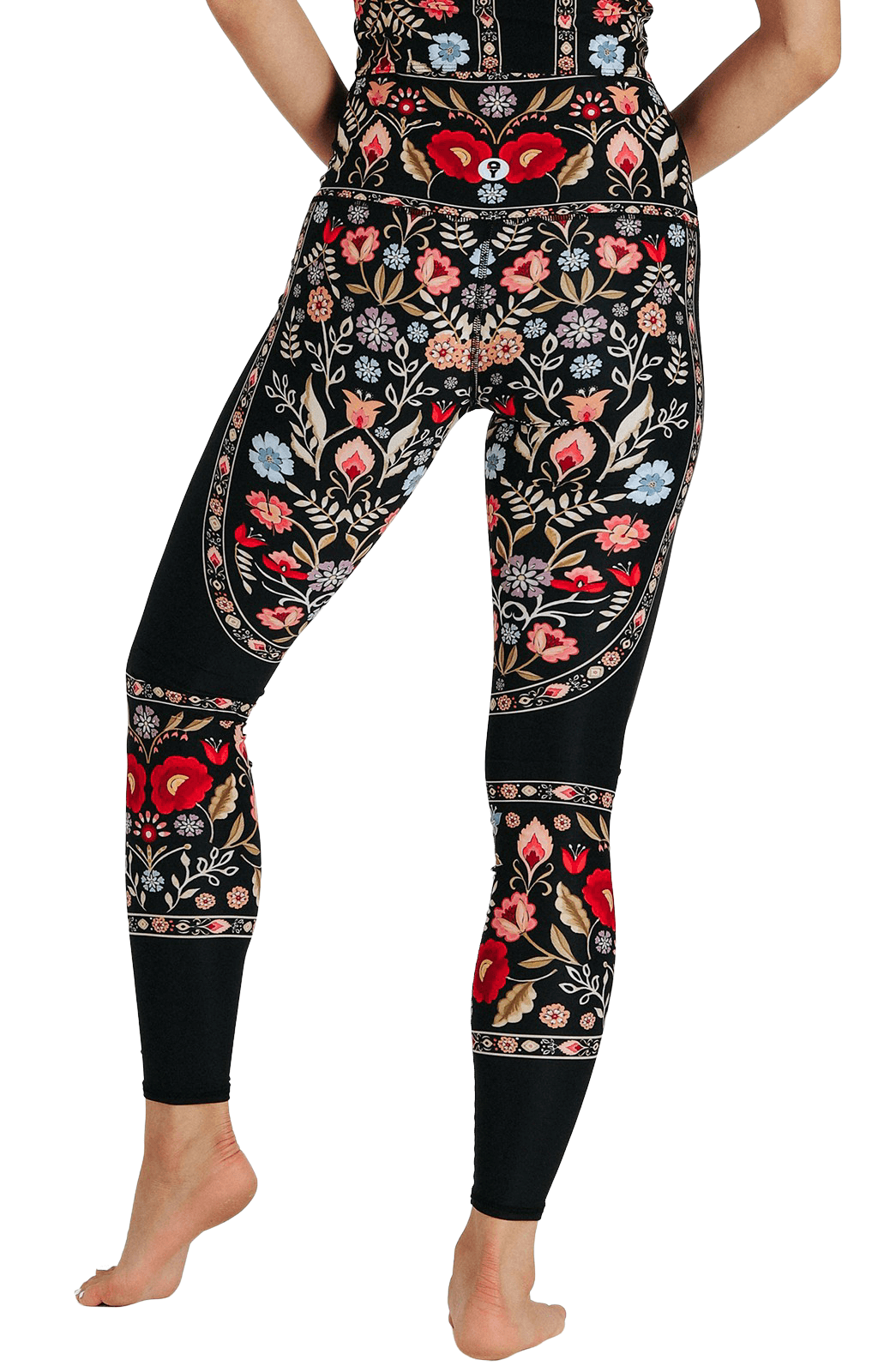 Rustica Printed Yoga Leggings by Yoga Democracy