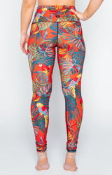 Tropical Paradise Printed Yoga Leggings by Yoga Democracy