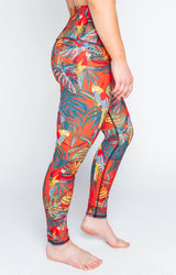 Tropical Paradise Printed Yoga Leggings by Yoga Democracy