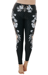 Beeloved Blackout Printed Yoga Legging by Yoga Democracy