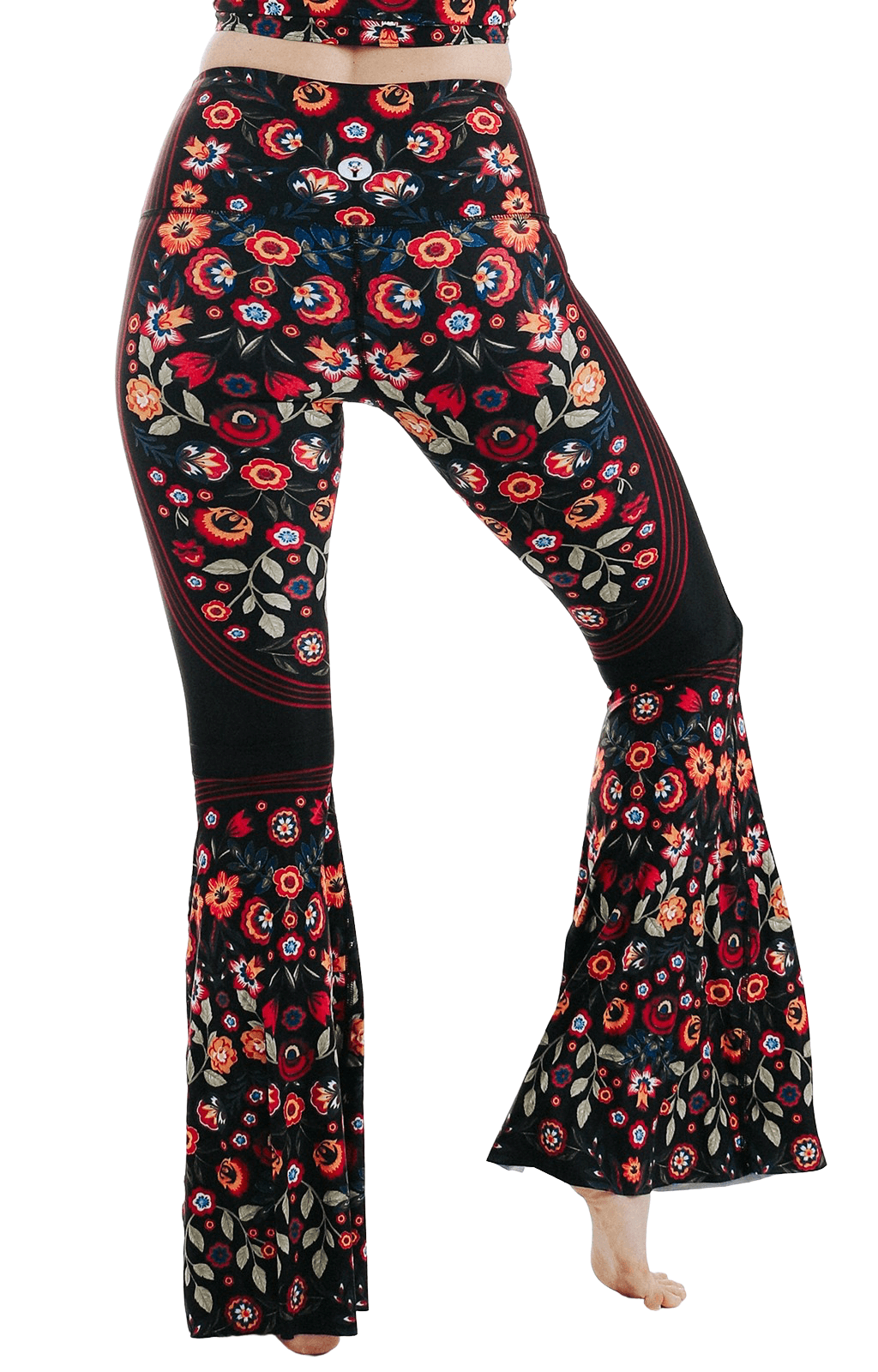 Folklore Printed Bell Bottoms by Yoga Democracy