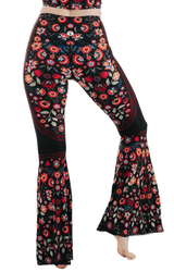 Folklore Printed Bell Bottoms by Yoga Democracy