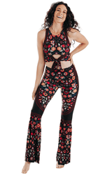 Folklore Printed Bell Bottoms by Yoga Democracy