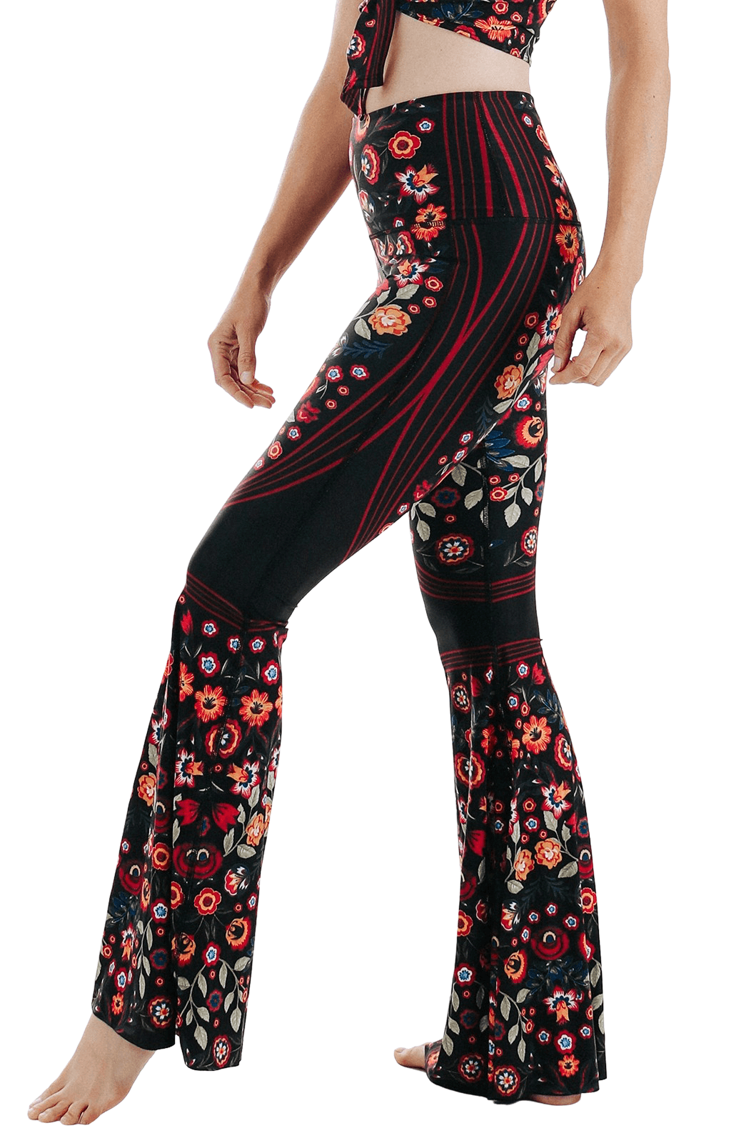 Folklore Printed Bell Bottoms by Yoga Democracy