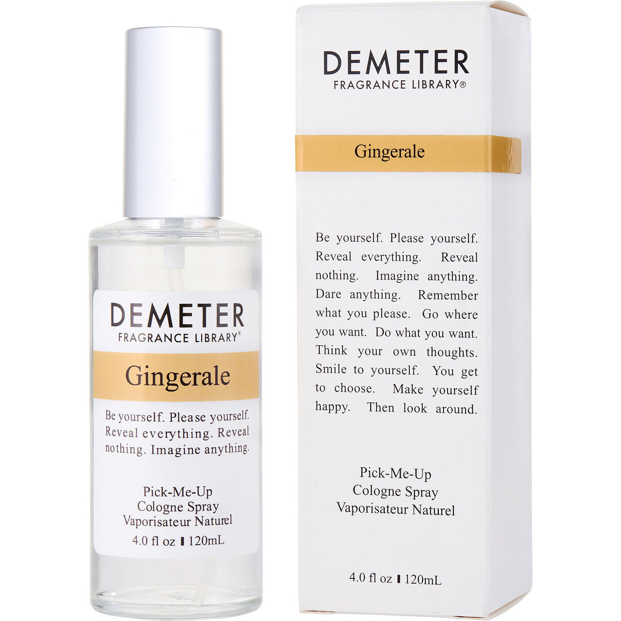 DEMETER GINGERALE by Demeter - COLOGNE SPRAY 4 OZ - Unisex