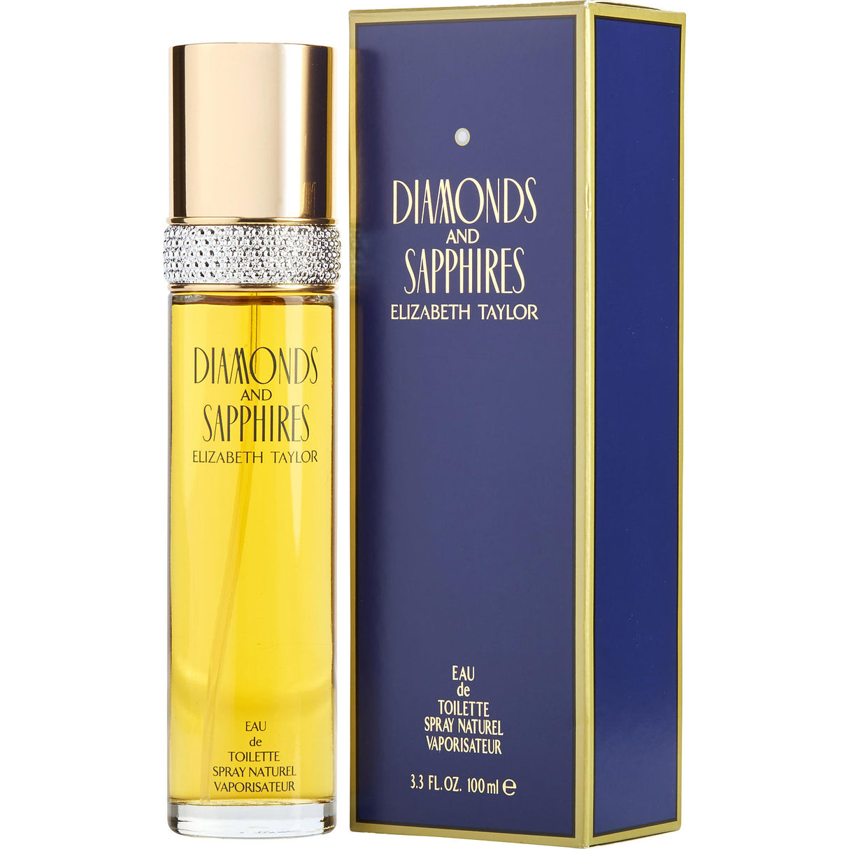 DIAMONDS & SAPPHIRES by Elizabeth Taylor - EDT SPRAY 3.3 OZ - Women