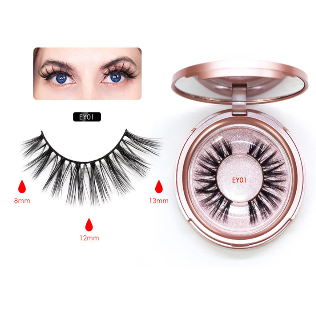 Sweet Eyes Magnetic Eyeliner And Eyelashes Kit by VistaShops