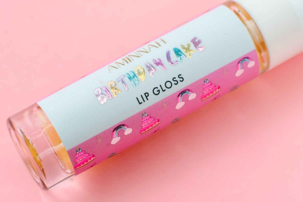 Birthday Cake Lip Gloss by AMINNAH