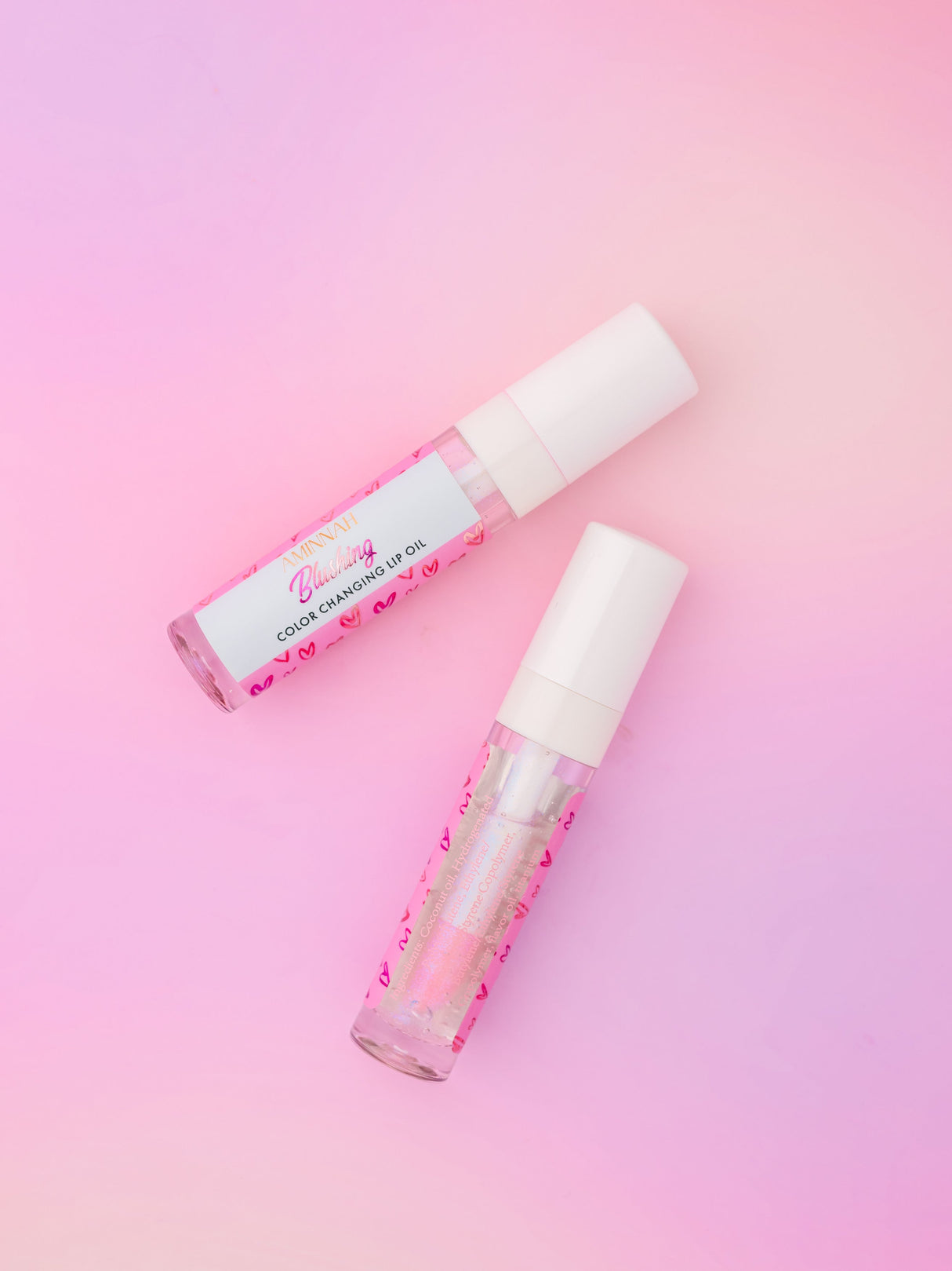 Blushing Color Changing Lip Oil by AMINNAH